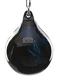 Aqua Training 120 lb. Punching Bag, 18" Water Filled Teardrop Shape for Boxers of All Skill Levels, Vinyl Construction, Ceiling Mount or Stand Compatible, UV Resistant, Bad Boy Blue – 2020136355