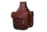 Weaver Leather Chap Leather Saddle Bag, Brown,11” L x 3-1/2” W x 12” H