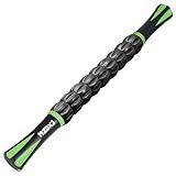 MZDXJ Muscle Roller Stick for Athletes - Deep Tissue Fascia Blaster & Roller Massager for Myofascial Pain Relief - Body-Building Apparatus (Green black-18 inch)