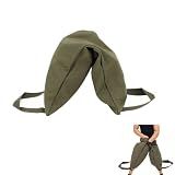 Topyond Sand Bag for Weight Training, Green Yoga Sand Bag with Handle