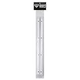White Skateboard Rails Old School Plastic with Mounting Screws by Black Diamond