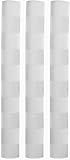 Skyhi Premium Chevron Pack of 3 Cricket bat grip- Grips For Cricket Bats | Excellent Shock Absorption Rubber Cricket Bat Grips (Chevron Plain White)