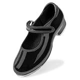 Stelle Tap Shoes for Girls Toddler Boys Dance Shoes(Black,9MT)
