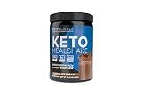Keto Science Keto Shake Powder – Chocolate Meal Replacement with MCT Oil, Collagen, Protein – Keto Diet Supplement for Weight Loss – 14 Servings