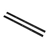 Rib Bones Rails, Stable Flexible Glossy Skateboard Wear Rails Appearance Longboard Ribs Bonesblack (Black)
