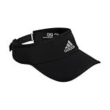 adidas Superlite, Sun Visor Hat for Women, Sport Performance, Outdoor Activities, Black/Silver Reflective/2.0, One Size