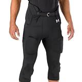 Under Armour Gameday Integrated Football Pants Adult, Adult Football Pants with Pads, Black, X-Large