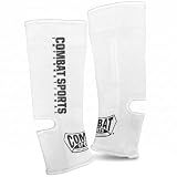 Combat Sports Muay Thai & MMA Ankle Support Sleeves, White