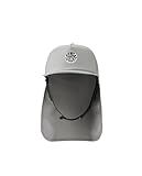 Rip Curl Men's UPF 50+ Quick Dry High Profile Surf Hat with Removable Neck Flap, Grey