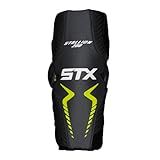 STX Stallion 200 Lacrosse Arm Pads, Pair, Black/Grey, Medium