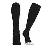 TCK Prosport Performance Tube Socks (Black, Medium)