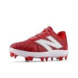 New Balance Men's FuelCell 4040 V7 Molded Baseball Shoe, Team Red/Optic White, 12