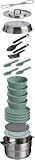 Stanley Wildfare Core 26-Piece Complete Camp Kitchen Cook Set | 4 qt Pot with Lid, 8in Fry Pan | 4 Table Settings, Plates, Bowls, Utensils | Camping Essentials for Your Camp Kitchen | BPA-Free