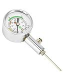 QWORK Ball Pressure Gauge, Professional Accurate Air Pressure Measurement for Various Sports Balls