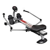 Stamina BodyTrac Glider 1050 Hydraulic Rowing Machine with Smart Workout App - Rower Workout Machine with Cylinder Resistance - Up to 250 lbs Weight Capacity