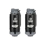 Lancer Tactical - GBR Outdoor 130 Round Spring Powered ABS BB Impact Shower for Airsoft, Pack of 2 - Black