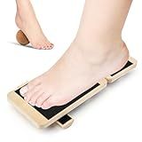 Ankle Balance Board Foot Strengthener Trainer - Single Leg Stability Board + Massage Ball for Sprain Recovery, Plantar Fasciitis Relief, Posture Correction & Balance Training