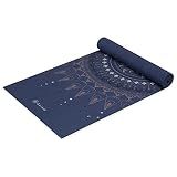 Gaiam Premium Yoga Mat, 6mm Thick Print Mat (Hear & Now)