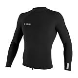 O'Neill Men's Reactor-2 1.5mm L/S Top Wetsuit - Black/Black/Black / Medium