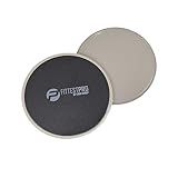 Limm Core Sliders Fitness - Exercise Sliders for Working Out, Stability, Ab, Legs & Full Body (Set of 2) - Bonus Carry Bag & Workout Ebook - Black Gym Gliding Disc Pads for Hardwood, Carpet & More