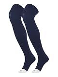 Baseball & Softball Over The Knee Socks - Navy, Large