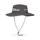 Titleist Men's Standard Tour Aussie Golf Hat, Charcoal/White, One Size