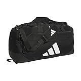 adidas Defender 5 Duffel Bag for Sports, Gym and Travel, Black, OSFA