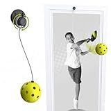 Swingball Solo Pickleball Trainer Set – Wall Mount Rebounder with Real Ball Tether – Indoor/Outdoor Practice Partner for All Skill Levels – Perfect Solo Training Aid - No Paddle Included, Ages 6+