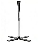 TARUMG Portable Batting Tee for Baseball/Softball, Height Adjustment from 25-37 inches, Heavy Duty Baseball Tee with Detachable Rubber Top, Easy Assembly Hitting Tee for Kids/Youth/Adults