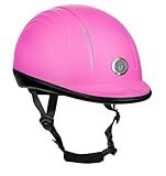 TuffRider Starter Basic Horse Riding Helmet | Comfortable Protective Equestrian Head Gear - SEI Certified -Hot Pink - M