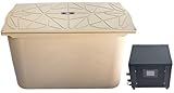 Frozin 400 Cold Plunge Tub with Water Chiller. Foam Insulation for Superior Ice Retention over Uninsulated Barrel or Inflatable Ice Baths. 100 Gallon Capacity (Cold Plunge Tub With Chiller)