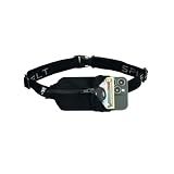 SPIbelt Running Belt Original for Women Men, Phone Holder for Running, Running Fanny Pack, Holder for Phone, Running Waist Pack, Adjustable Waist, [Fits All Phones]. Black with Black Zipper