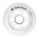 Rollerblade Moonbeam 80mm/82A LED Wheel 4-Pack, WHITE
