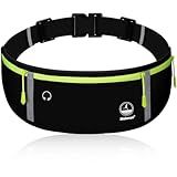Slim Running Belt Fanny Pack, Exercise Waist Pack Runners Bag Money Belt Phone Holder for Running Hiking Cycling Workout