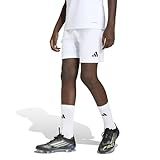adidas Unisex-Kids Entrada26 Shorts, White/Black, Medium