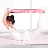 Adjustable Stretch Strap for Kids, 8-Loop Elastic Resistance Band for Children Gymnastics, Ballet Dance, Yoga, Stuff，Pilates & Flexibility Training, Home Exercise Equipment for Girls