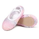 Stelle Ballet Slippers for Girls Glitter Metallic Vegan Leather(PO, 12ML) | Ballet shoes for girls, Pink Ombre, Ballerina slippers, Crisscross elastic straps, Suede full outsole, Recitals, Costumes