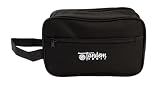 Tandem Sport Volleyball Officials' Bag - Ref Kit with Compartments for Whistle, Net Setter, Pocket Pump, Pressure Gauge, and Penalty Cards - Black
