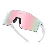 RINKUOLYO Sports Polarized Sunglasses for Men and Women, Youth Kids Baseball Softball Sunglasses for Cycling, Running