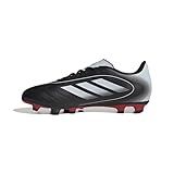 Adidas Unisex-Adult Goletto IX Firm Ground/Multi Ground Soccer, Black/White/Better Scarlet, 10.5