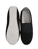 Daydance Black Full Sole Gymnastics Shoes Dance Slippers Kids, Boys, Girls, Adult, Women