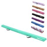 FBSPORT 8ft Balance Beam: Folding Floor Gymnastics Equipment for Kids Adults,Non Slip Rubber Base, Gymnastics Beam for Training, Practice, Physical Therapy and Professional Home Training
