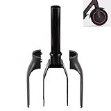Front Fork Replacement for M365/M365PRO, Aluminum Alloy Electric Scooter Fork with Plastic Cover Black, Anti-Wobble & Easy Install