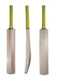Kashmir Willow Cricket Bat for Leather Ball | Premium Quality| Top Grade Custom Made Thick Edge Light Weight T20 Short Handle| Full Size Bat Cover|Scuff Sheet.