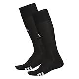 adidas Unisex Rivalry Soccer Socks (2-Pack) Over-the-Calf Athletic Fit for Men & Women