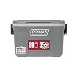 Coleman Classic Series Insulated Portable Cooler, Leak-Resistant Outdoor Hard Cooler Keeps Ice up to 5 Days, 52/70/120/150 Quart