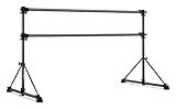 VITA Barre Portable Freestanding Double Ballet Barre, Fit, 6 Ft Bars, Dark Mystic Gray, Aluminum | Adjustable Height, Made in USA, Home or Gym Exercise Equipment | Dance, Fitness, Pilates
