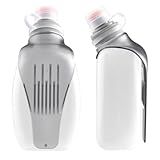 TRIWONDER Water Bottles Running Flask Hydration Vest Packs Waist Belt Replacement BPA Free Leakproof for Triathlon Marathon Hiking Cycling Sport Gym Runner (02 Water Bottle with Clip - 250ml/8.5oz)