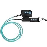 Surfboard Leash Premium Straight Surf Leash SUP Leg Rope 6/7/8/9 feet for Any Surfboards, Longboard, Paddleboard and Shortboard(Green,6FT)