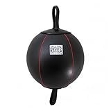 CLETO REYES Spheric Double End Punching Bag for Boxing Workout Practice Gym Training Equipment, MMA, Kickboxing, Muay Thai, Black